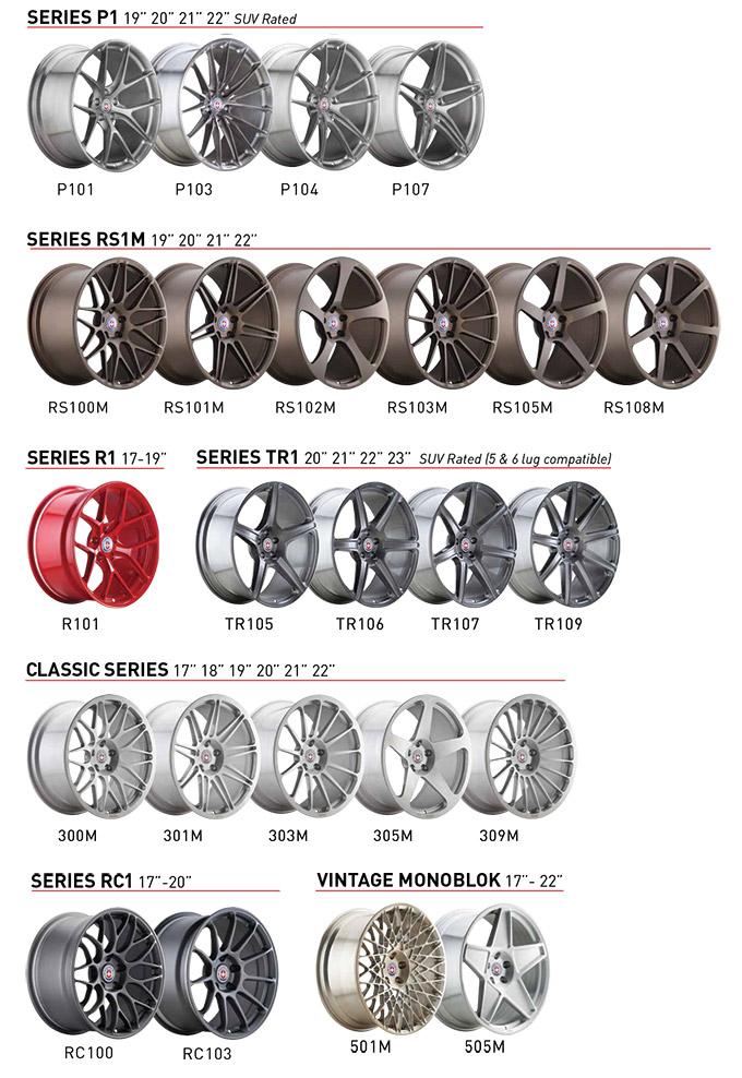 Forged Wheel Collection | MINHS Automotive