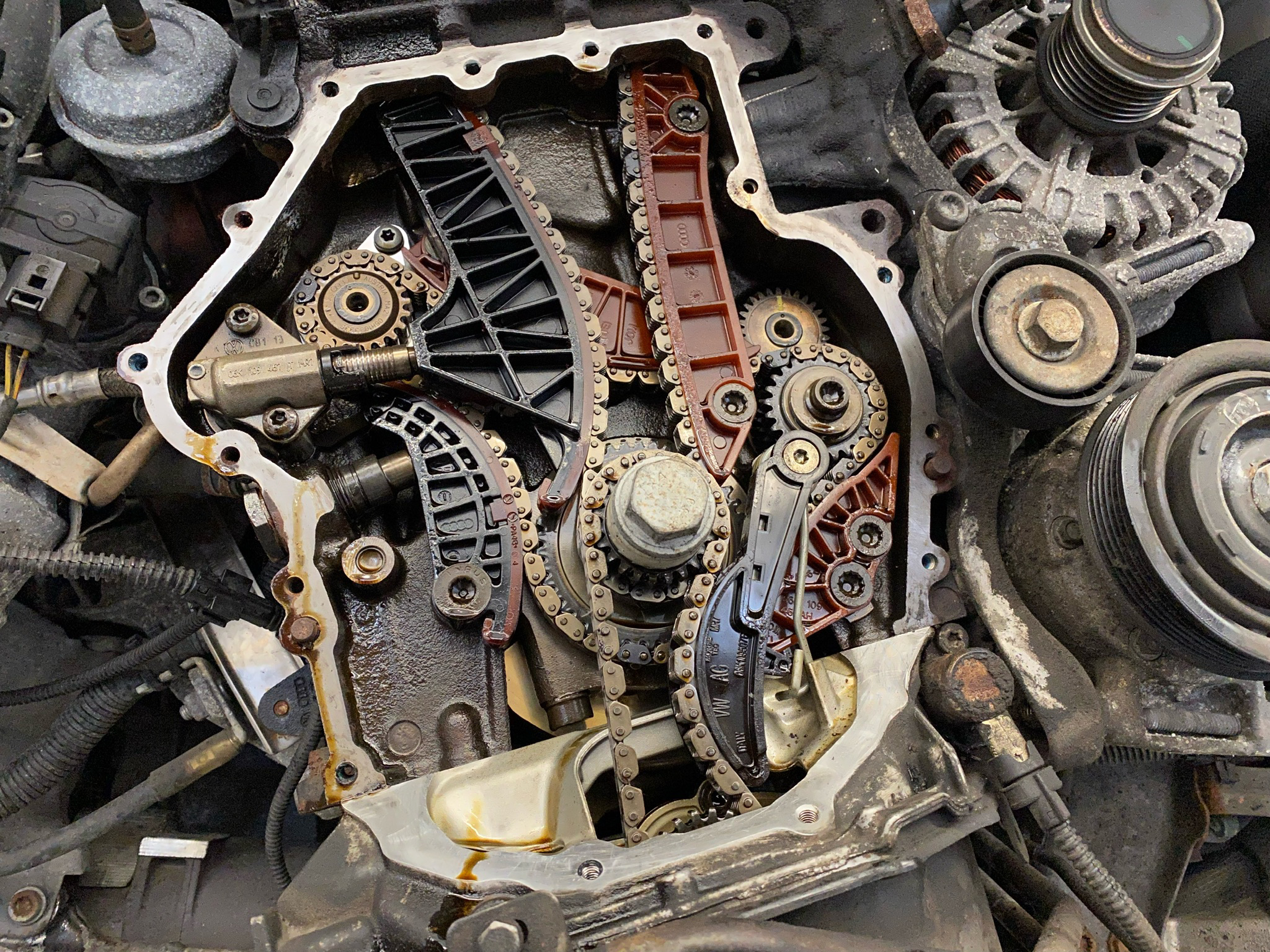 Stretched Timing Chain On Audi Volkswagen 2.0