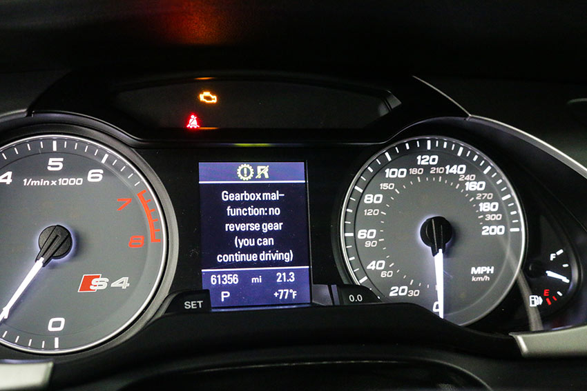 Audi DSG Limp Mode Message