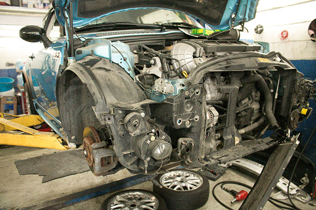 MINI Cooper R53 Bumper Removal