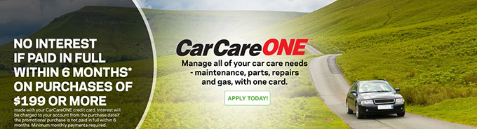 Car Care ONE Banner | MINHS Automotive